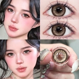 Контактные линзы кошачьего глаза изумрудного цвета. Полугодовые одноразовые гибридные зеленые контактные линзы большого диаметра. Официальный веб-сайт Аутентичный флагманский магазин TN