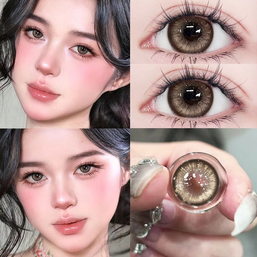 Контактные линзы кошачьего глаза изумрудного цвета. Полугодовые одноразовые гибридные зеленые контактные линзы большого диаметра. Официальный веб-сайт Аутентичный флагманский магазин TN
