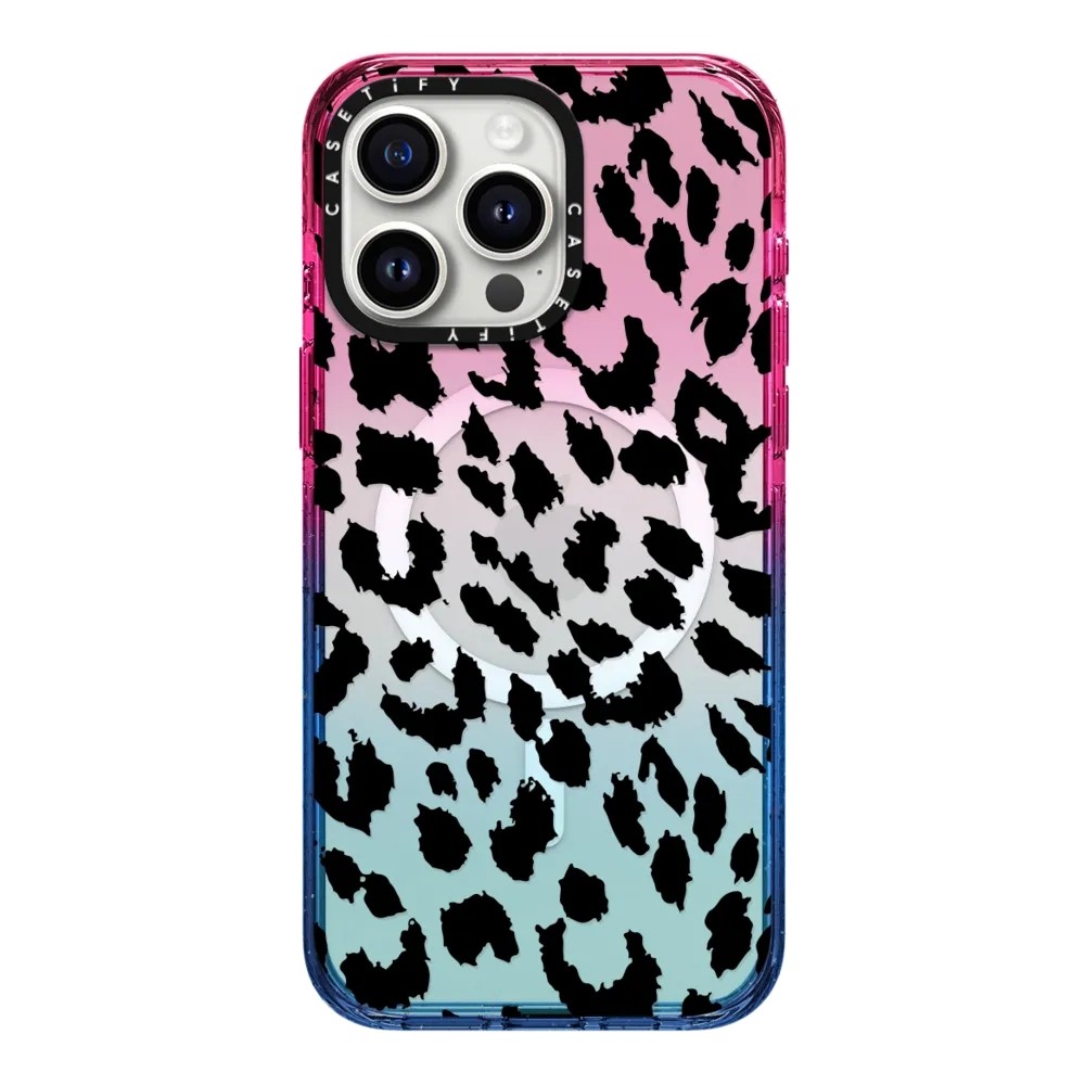 In Stock Casetify Black Leopard Print Lacie Leopard Case for Apple