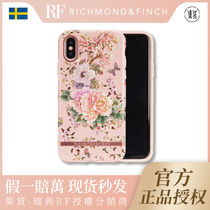 Richmond Finch peony butterfly RF applies Apple iPhones XSMax flower female phone shell ins wind