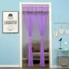 Non-perforated anti-mosquito door curtain screen curtain Home decoration living room kitchen bedroom fabric partition window Lace curtain hanging curtain