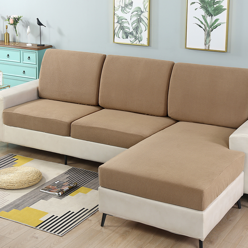 Elastic sofa sleeve hood minimalist modern full bag universal pure color sofa mat cushion cover sofa-in-four universal