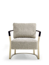 Postmodern stainless steel sofa chair Nordic light luxury leisure chair Modern simple single sofa Hotel reception chair