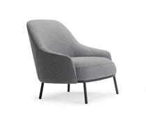 Nordic fashion leisure simple sofa chair Small apartment living room tiger chair Designer sample room reception chair