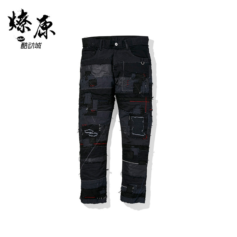 Liaoyuan Gear NEIGHBORHOOD CRUST SKINNY C-PT 18AW Hole Patcher Lounge Pants