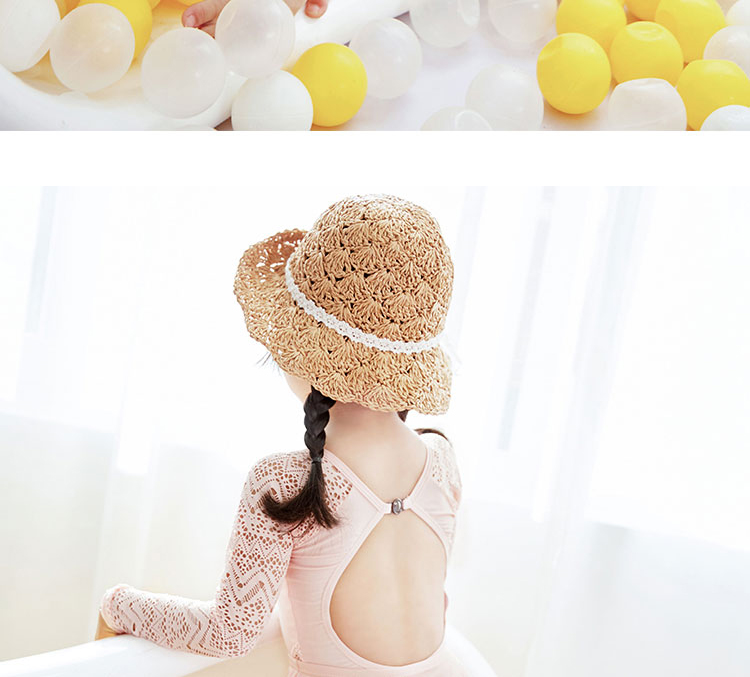 Hàn Quốc cha mẹ trẻ em đồ bơi trẻ em cô gái kem chống nắng dài tay áo tắm một mảnh bé ren kỳ nghỉ trở lại cô gái thủy triều - Bộ đồ bơi của Kid đồ bơi cho bé gái