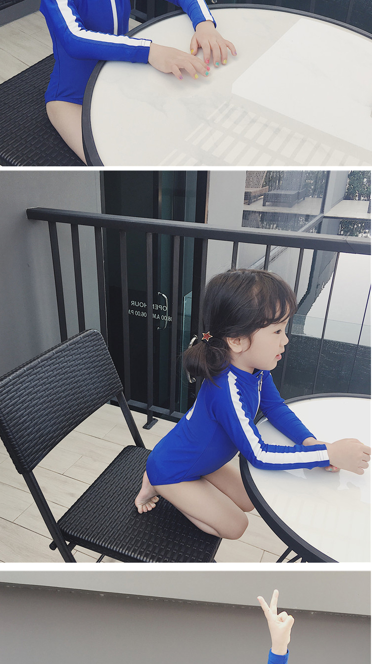 Đồ bơi cho trẻ em gái Cô gái Xiêm Hàn Quốc Bộ đồ bơi dài tay bộ đồ bơi cho bé trai