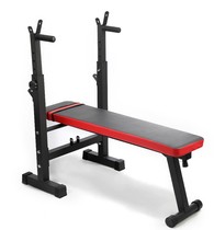 Weightlifting bed bench press rack Barbell rack Household weightlifting bed dumbbell stool Foldable bench press barbell