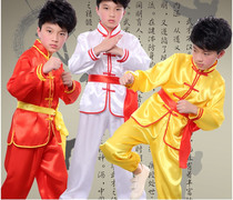 Childrens lion dance clothes costume male and female dragon totem martial arts Taijiquan childrens martial arts performance practice costume