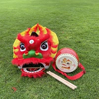 9 -INCH Red Lion+церковный барабан+изысканный хвост (цветовое сообщение замечания)