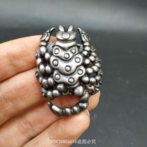 Retro Nepalese Tibetan Heavenly Iron Scorpion Nine-tailed Scorpion Flame Scorpion Vajra Antique Antique Collection