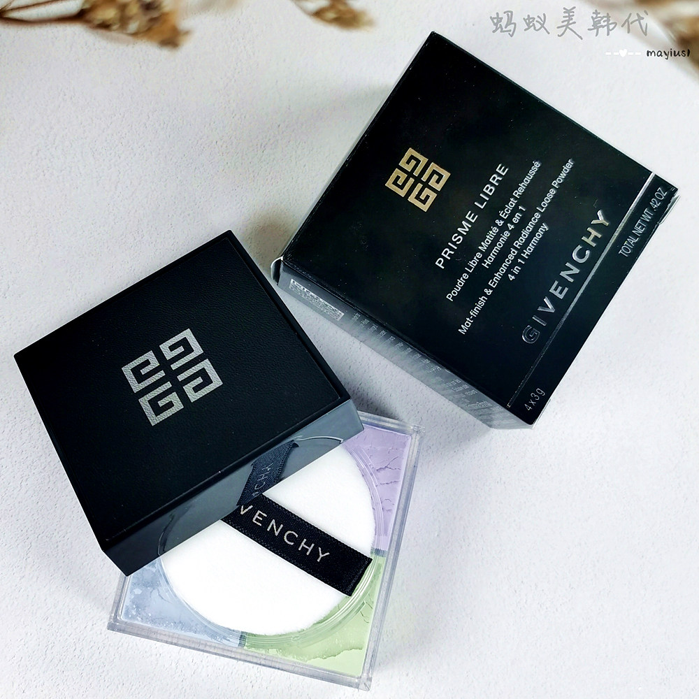 GIVENCHY Four-Square Loose Powder Women's Four Colors Long-lasting Concealer Oil Control Delicate No. 1 Honey Powder Set Powder