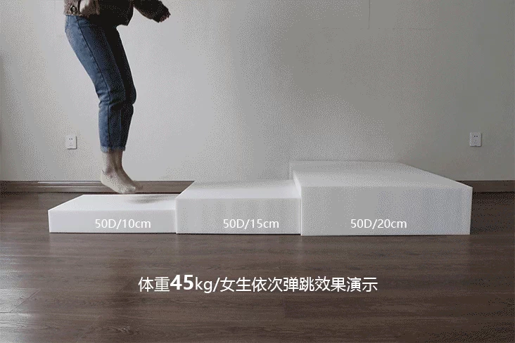 50D đệm mật độ cao sofa đệm tùy chỉnh cứng dày vải sofa gỗ gụ đệm để làm - Ghế đệm / đệm Sofa