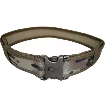 Outdoor military fans casual CP camouflage combat training suit Tactical outer belt Armed belt S belt men's nylon pants waist belt