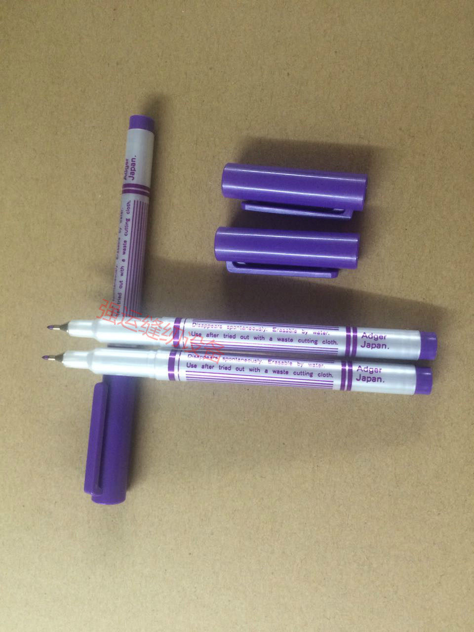 Original Japan ADGER iron head fading pen FV-11 Purple thin nozzle fading pen purple clothing positioning pen