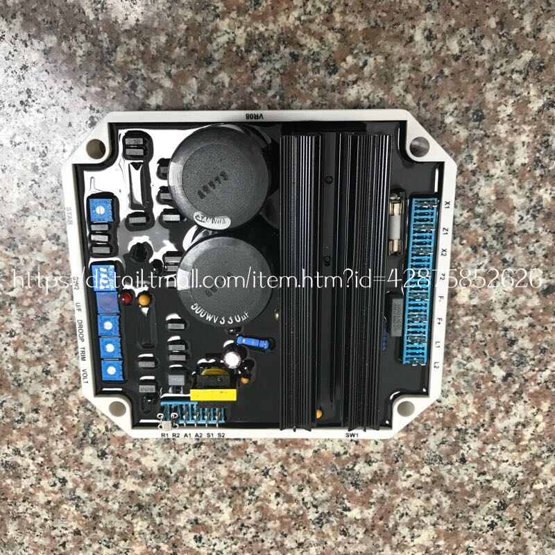 AVR brushless generator automatic excitation voltage regulator VR08 VR06 instead of KF308A2 regulator board