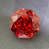 High precision cut Padma garnet loose stone rose cut