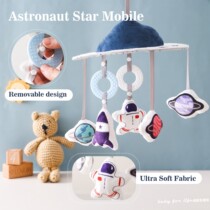 Nordic cotton astronaut bed hanging childrens room hanging decoration multi-functional soothing baby bell Hong sleeping baby bed bell