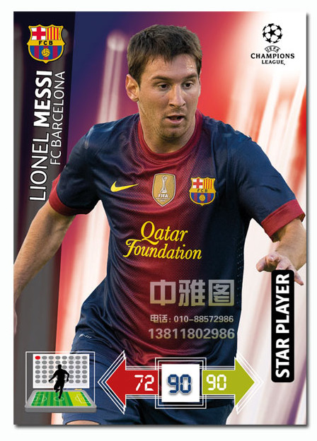 Panini 2012-13 UEFA Champions League Official Star Card Single Filling Service (Pukatka)