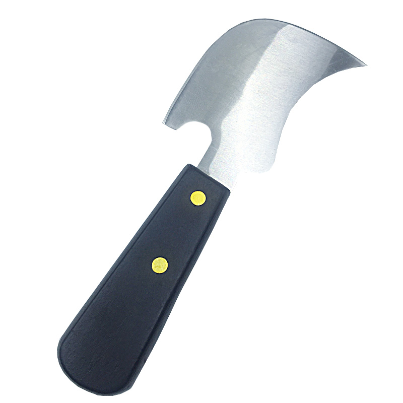 PVC plastic floor electrode line shovel flattening with crescent spatula butterfly piece stainless steel spatula electrode tool