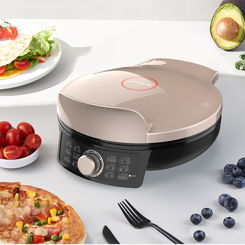 Jiuyang Electric Cake Pan Stall Double Sided Heating Frying Pancake Machine Home Pan Barbecue Machine Automatic Heating Deepened Frying Pan