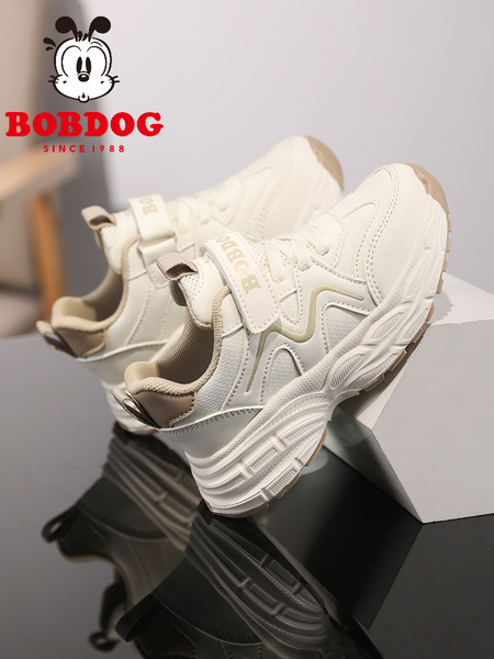 Babudou Boys' Shoes, Autumn and Winter New Waterproof Leather Versatile Girls' Shoes, Soft-Soled Lightweight Kidsren's Sports Shoes — 3