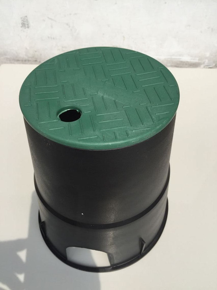 6 inch 10 inch plastic valve box for green sprinkler irrigation 708 910 valve box take water valve box green cover valve box