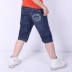 Quần ngoại, bé trai denim, quần bảy, trẻ lớn, quần trẻ em, phần mỏng, 2019, quần short mới, nam mùa hè - Quần