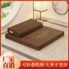 Meditation cushion meditation cushion worship cushion meditation cushion household folding thick fabric coconut brown kneeling worship cushion