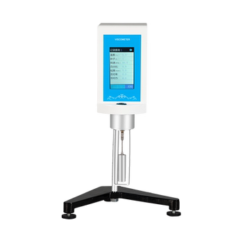 Rotating viscometer touch screen continuously variable speed