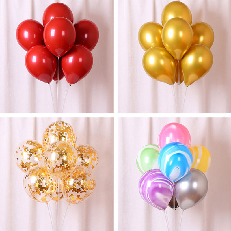 Creative Network Red Balloon Steps Wedding Party Table Floating Room Decoration Scenes Place Marriage Supplies Complete Package