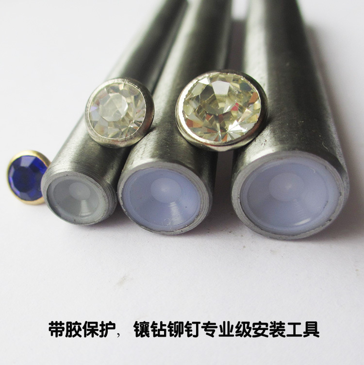 diy handmade flush decorated rivets inlaid with hand knocks molds Manual mounting of punching tube drills Drilling Ram tool