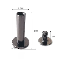 9,5*17 -мм цветовой учетной записи с пистолетом.