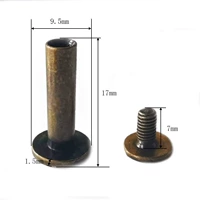 9,5*17 -мм бронзовая книга гвоздь