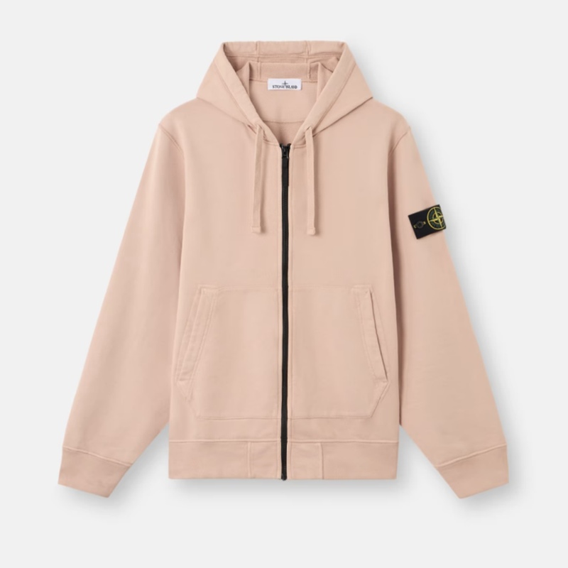 [in Stock] Stone Island Classic Pure Cotton Hooded Zip-Up Sweatshirt, 26 Styles