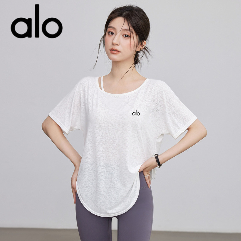 Aio Yoga Clothes for Women 2026 New Sports Tops Loose, Light and Breathable Blouse High-End Short-Sleeved Fitness Clothes Aio Yoga Clothes for Women 2026 New Sports Tops Loose, Light and Breathable Blouse High-End Short-Sleeved Fitness Clothes