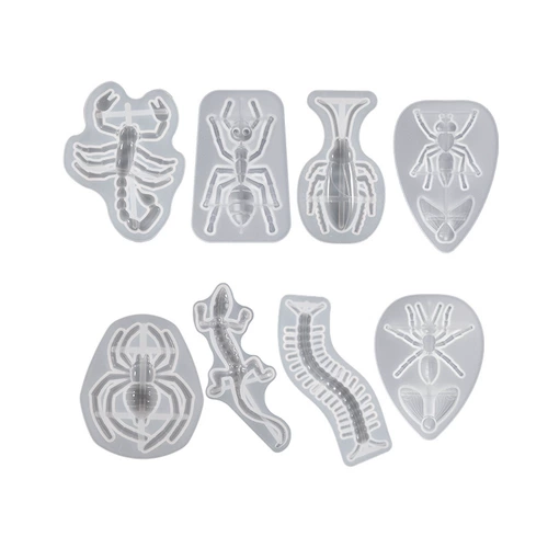 Брелок, силиконовая форма, «сделай сам», паук, скорпион, сороконожка