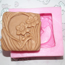 C266 soap mold handmade soap mold silicone mold soap mold silicone soap mold flower mold