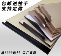 Send handle custom waterproof cabinet stove door tempered crystal steel carbon steel door hidden frame invisible door color crystal door panel