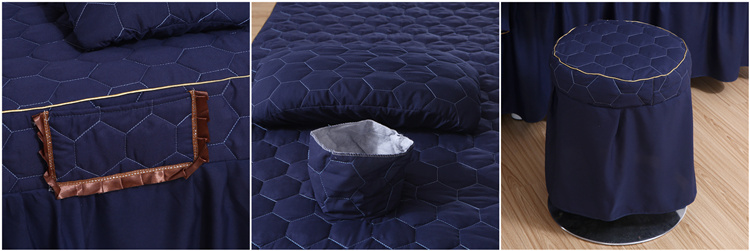 Làm đẹp trải giường bốn bộ massage cơ thể đầu tròn 60 * 180 đầu vuông 70 * 190 hình thang 70 * 185 trải giường ga bọc giường spa