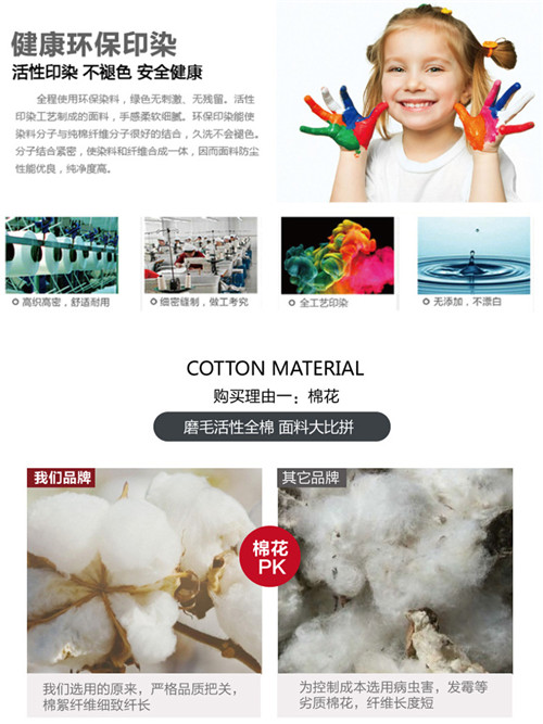 Chăn bông 200x230 đơn mảnh 100% cotton chà nhám dày mùa đông 220x240 đôi chăn trẻ em nữ 	bộ chăn phao ga gối