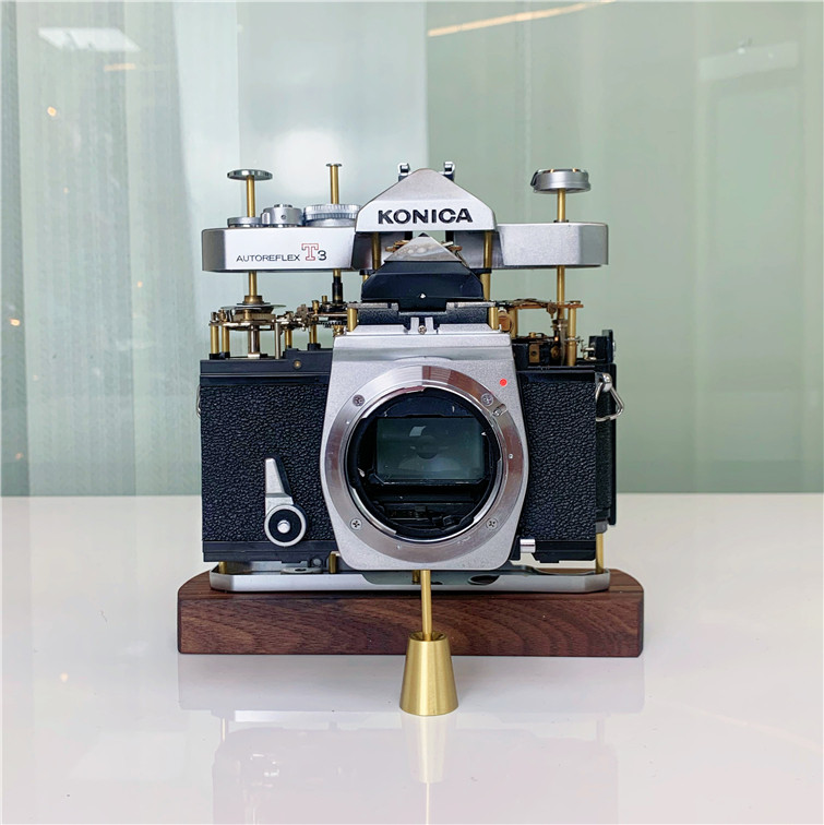 Stereo disassembly camera Canon Nikon Hull real machine craftsmanship gift hem Decent Board Room Villa Collection space Camera