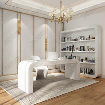 Computer desk creative modern simple fashion negotiation table makeup bar desktop dining table paint Nordic personality desk