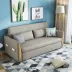 . Giường sofa Bắc Âu đặc biệt ưu đãi gấp phòng khách bằng gỗ rắn đơn phòng đôi đa chức năng phòng làm việc căn hộ nhỏ lưu trữ ngồi và ngủ - Ghế sô pha
