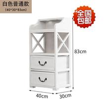 Barber shop tool cabinet hair salon special Taimei Rongmei shelf landing solid wood small hair cutting Cabinet white through