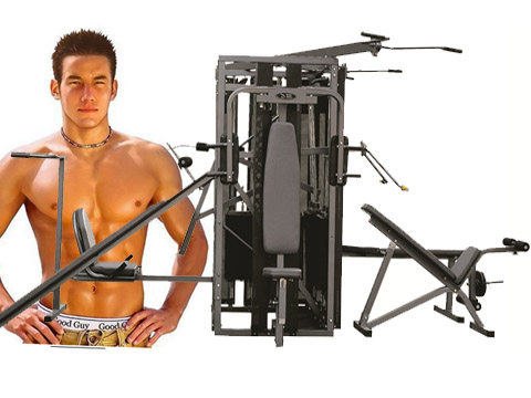 Junxia ten-person station JX-112N ten-station comprehensive trainer gym large-scale strength exercise training equipment