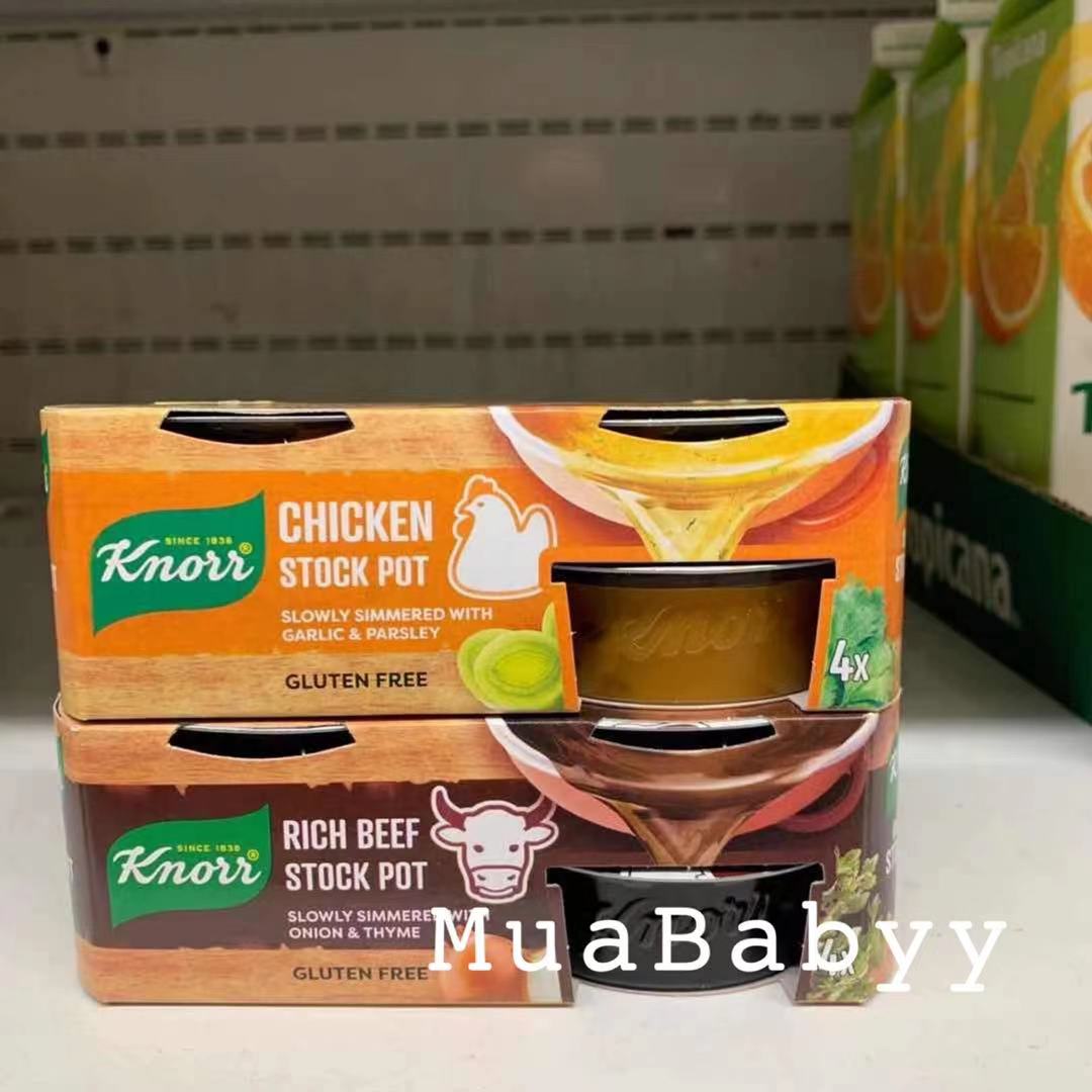 Spot British Knoii RICH BEEF CHICKEN Knorr soup cube beef soup chicken thick soup treasure