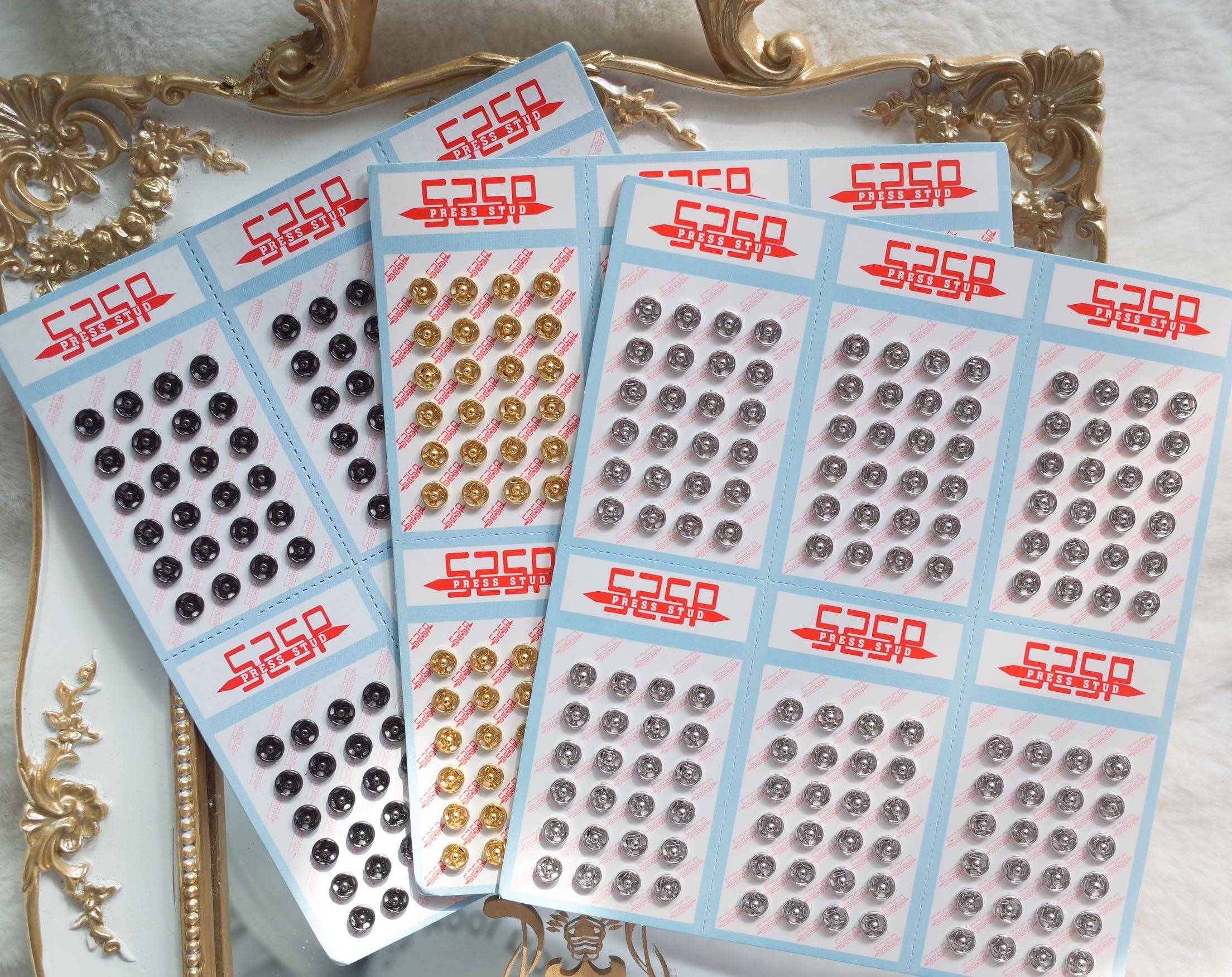 Bjd by buttoned dark clothing accessories 6mm Mini gold gun silver Buttons The Diy Accessories