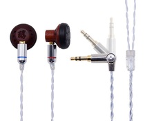 YINMAN sandalwood 600 ohm high resistance flat head earphones separate seat