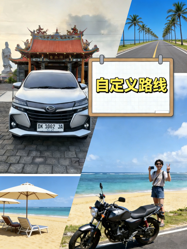 Bali Motorcycle Car Rental/Auto Car Rental |   Professional Chinese-Speaking Tour Guide and Driver |   Day Trip Service